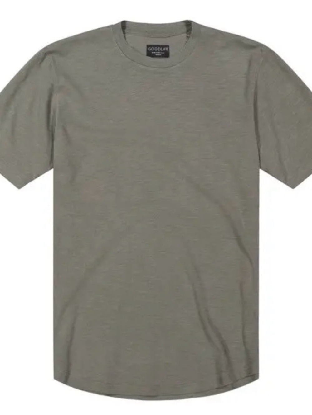 Goodlife Men's SLUB CREW T-Shirt (Olive Night)